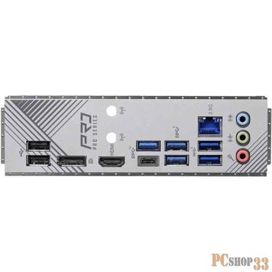 Материнская плата ASROCK B760 PRO RS, LGA1700, B760, 4*DDR5, HDMI+DP, 4xSATA3 6.0 (RAID), M.2 Socket, 4xUSB 3.2, 2xUSB2.0, Type-C, ATX 90-MXBKS0-A0UAYZ