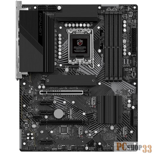 Материнская плата ASROCK Z790 PG LIGHTNING, LGA1700, Z790, 4*DDR5, HDMI, 4xSATA3 6.0, M.2 Socket, 9xUSB 3.2,3xUSB2.0, Type-C, ATX 90-MXBKA0-A0UAYZ