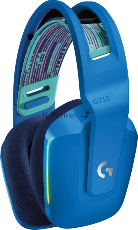 Гарнитура беспроводная игровая Logitech G733 LIGHTSPEED Wireless RGB Gaming Headset - BLUE - 2.4GHZ - N/A - EMEA (M/N: A00125 / A-00080)