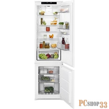 Холодильник встраиваемый Electrolux ENS6TE19S белый (двухкамерный)