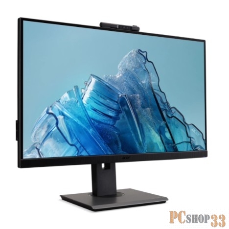 Монитор 27 ACER Vero B277Dbmiprczxv IPS, 16:9, FHD, 250 nit, 75Hz 1xVGA + 1xHDMI(1.4) + 1xDP(1.2) + USB3.0(1up 4down) + Adj.Camera (FHD, with mic) + Audio In/Out +H.Adj. 120