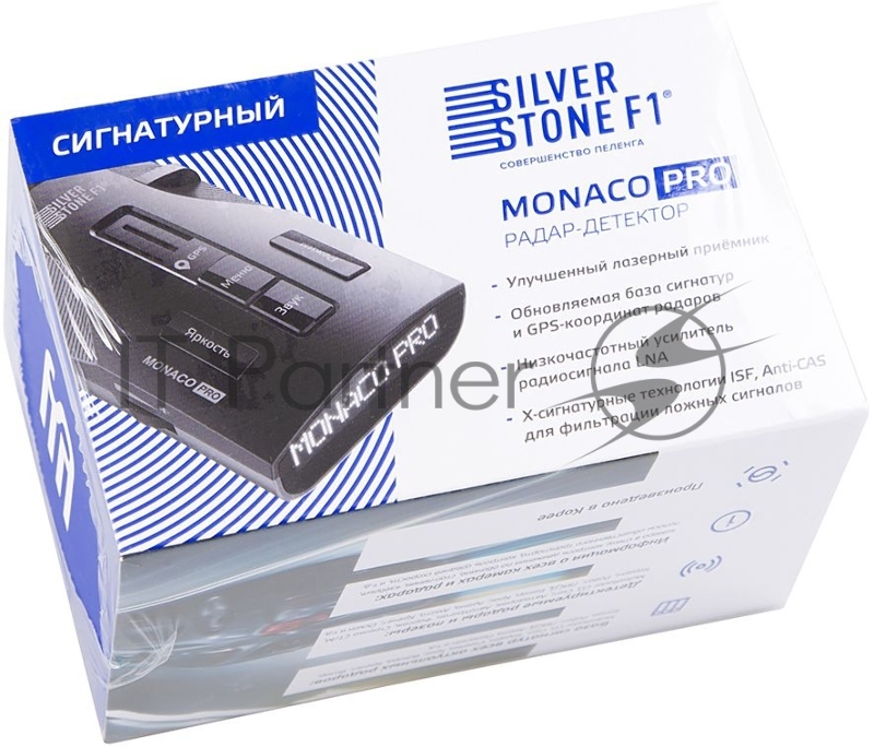 Радар-детектор Silverstone F1 MONACO PRO GPS приемник