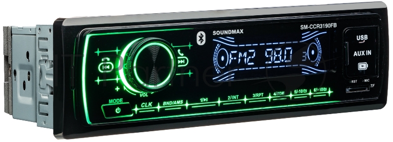 Автомагнитола Soundmax SM-CCR3190FB 1DIN 4x50Вт
