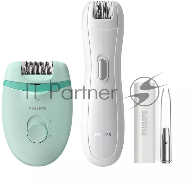 Эпилятор Philips BRP529/00 скор.:2 насад.:1 от аккум. белый