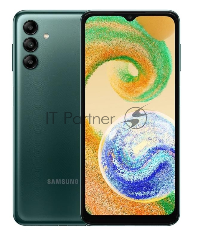 Смартфон Samsung SM-A047F Galaxy A04s 32Gb 3Gb зеленый моноблок 3G 4G 6.5 720x1600 Android 11 50Mpix 802.11 a/b/g/n/ac GPS GSM900/1800 GSM1900 TouchSc