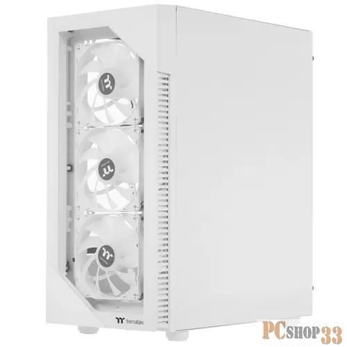 Корпус Thermaltake View 200 TG ARGB Snow CA-1X3-00M6WN-00 /White/Win/SPCC/Tempered Glass*1/120mm ARGB Lite Fan*3/Brown Box