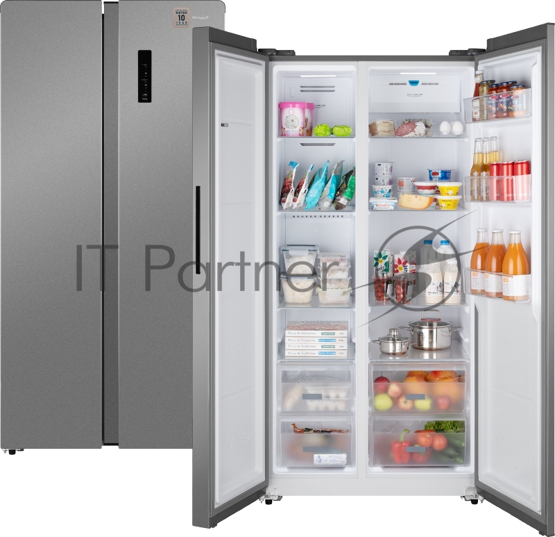 Холодильник Weissgauff WSBS 600 X NoFrost Inverter
