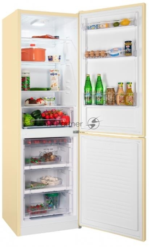 Холодильник бежевый NORDFROST NRB 162NF E