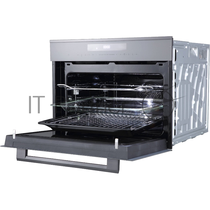 Встраиваемый духовой шкаф с функцией СВЧ OKB 3250 GBXGr MW цвет: серое стекло + черная нержавеющая сталь