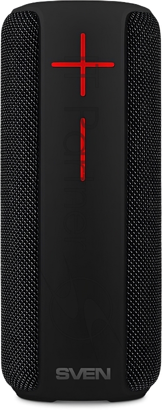 Колонка порт. Sven АС PS-215 черный 12W 2.0 BT/USB (SV-021535)