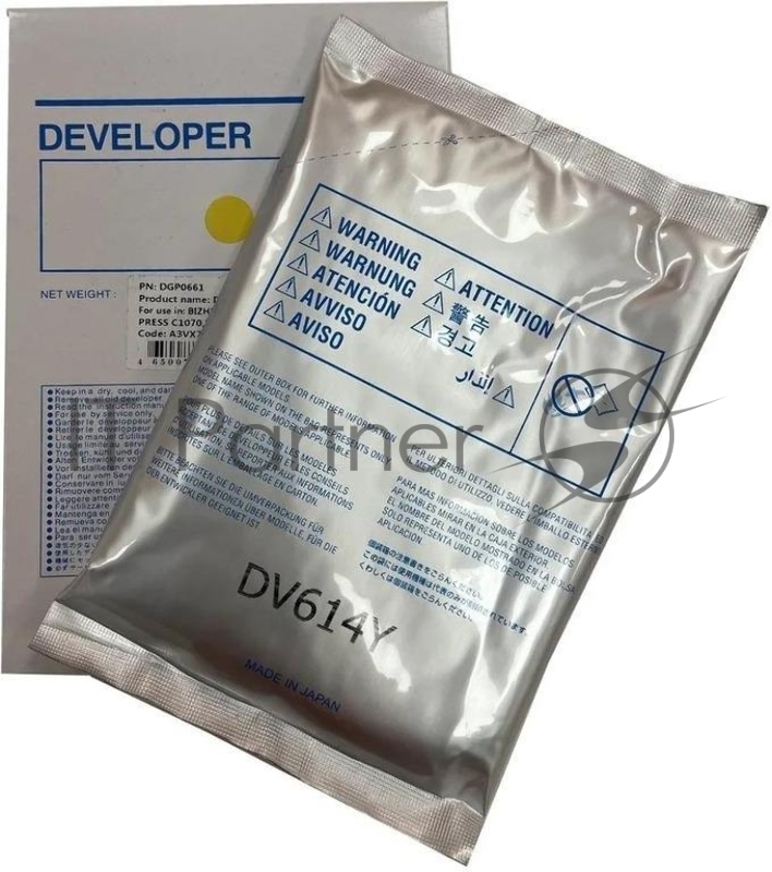 Девелопер для KONICA MINOLTA AccurioPress C2060 (CET) Yellow, 630г, DGP0661