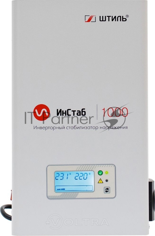Стабилизатор напряжения Штиль ИнСтаб IS1000 800Вт 1000ВА белый