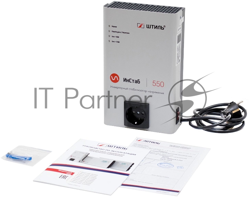 Стабилизатор напряжения Штиль ИнСтаб IS550 475Вт 550ВА белый