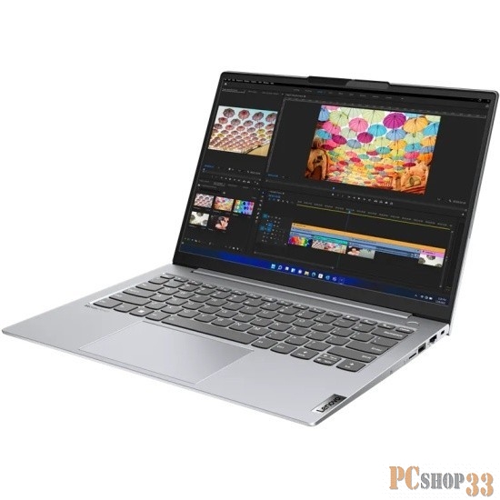Ноутбук Lenоvo ThinkBook 14 G4+ IAP 14.0 2.2K (2240x1400) IPS/Intel Core i7-1260P 2.10GHz Duodecim/16GB/1TB SSD/Integrated/WiFi/BT5.1/FHD Web Camera/microSD/RJ45/62Wh/7.5h/ kg/DOS/1Y/GREY