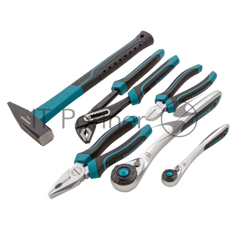 Набор инструментов 115 пред. , 120 зубьев, CrV, 1/4, 1/2// Gross