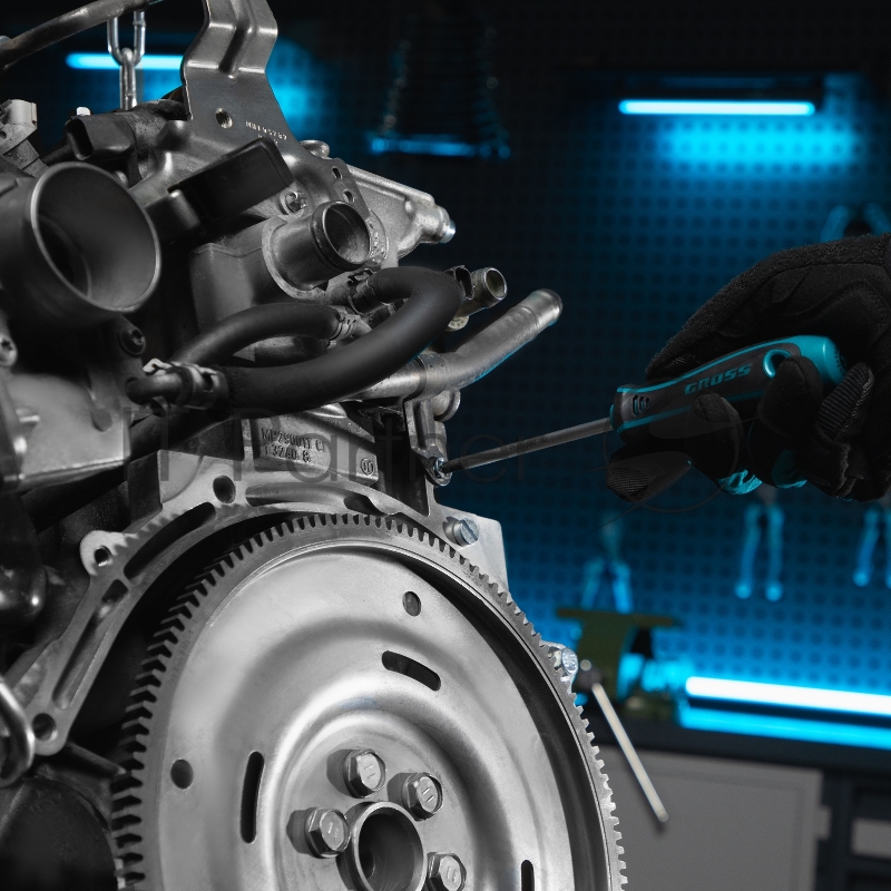 Набор инструментов 115 пред. , 120 зубьев, CrV, 1/4, 1/2// Gross