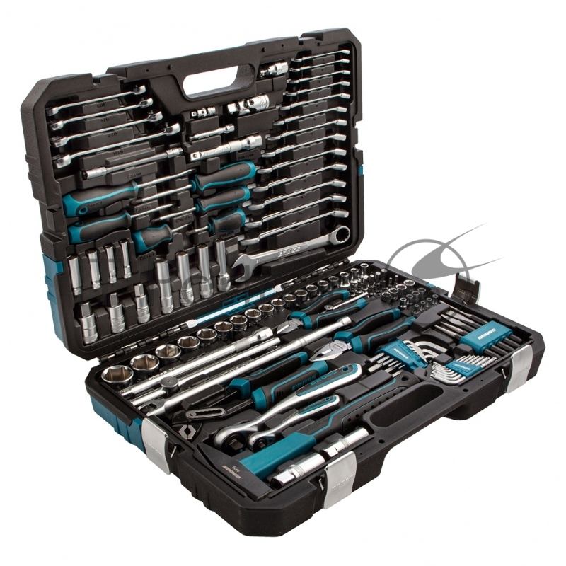 Набор инструментов 115 пред. , 120 зубьев, CrV, 1/4, 1/2// Gross