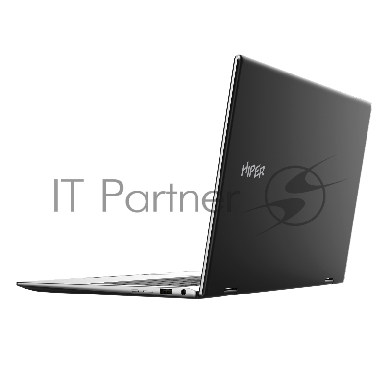 Ноутбук HIPER SLIM 360 13.3(1920x1080 (матовый) IPS)/Touch/Intel Core i3 1215U(1.2Ghz)/16384Mb/512SSDGb UHD Graphics/Cam/WiFi/38WHr/war 1y/1.26kg/Silver/DOS + 360, Metall Body, подстветка клав.