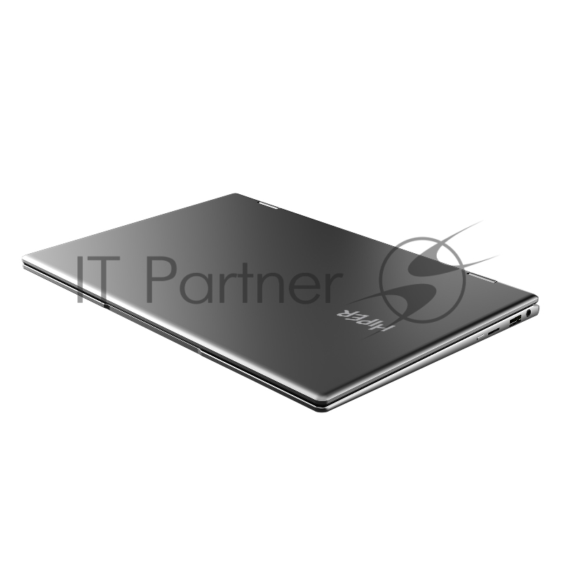Ноутбук HIPER SLIM 360 13.3(1920x1080 (матовый) IPS)/Touch/Intel Core i5 1235U(1.3Ghz)/8192Mb/256SSDGb/ UHD Graphics/Cam/WiFi/38WHr/war 1y/1.26kg/Silver/DOS + 360, Metall Body, подстветка клав.