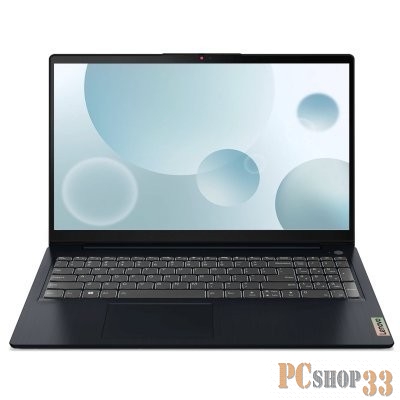 Ноутбук Lenovo IdeaPad 3 17IAU7 17.3(1920x1080 IPS)/Intel Core i5 1235U(1.3Ghz)/16384Mb/512SSDGb Iris Xe Graphics/Cam/BT/WiFi/38WHr/war 1y/2.04kg/abyss blue/noOS + 65W, RU kbd