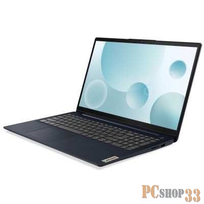 Ноутбук Lenovo IdeaPad 3 17IAU7 17.3(1920x1080 IPS)/Intel Core i5 1235U(1.3Ghz)/16384Mb/512SSDGb Iris Xe Graphics/Cam/BT/WiFi/38WHr/war 1y/2.04kg/abyss blue/noOS + 65W, RU kbd