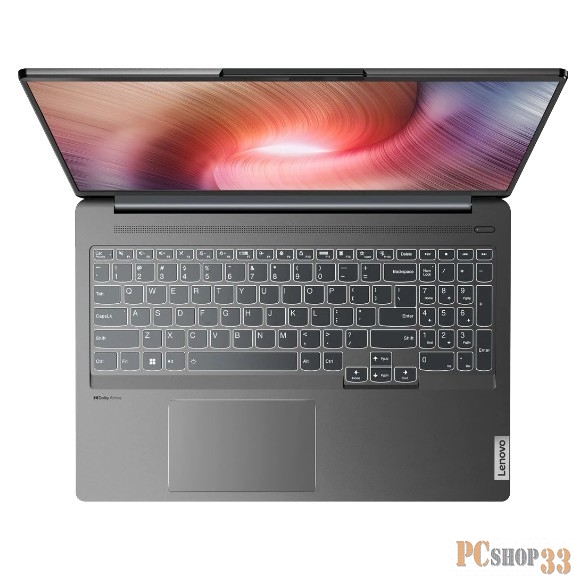 Ноутбук Lenovo IdeaPad 5 Pro 16ARH7 16(2560x1600 IPS)/AMD Ryzen 5 6600HS(3.3Ghz)/16384Mb/512SSDG GeForce RTX3050(4096Mb)/Cam/BT/WiFi/75 1y/1.9kg/grey/Win11Home + 135W, RU kbd