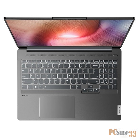 Ноутбук Lenovo IdeaPad 5 Pro 16ARH7 16(2560x1600 IPS)/AMD Ryzen 7 6800HS(3.2Ghz)/16384Mb/512SSDG GeForce RTX3050(4096Mb)/Cam/BT/WiFi/75 1y/1.9kg/grey/noOS + 135W, RU kbd