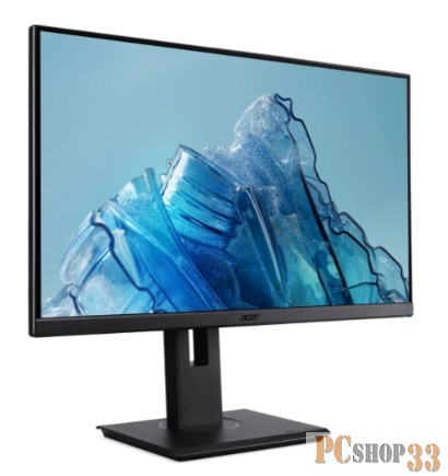 Монитор/ ACER Vero B227Qbmiprzxv 21.5 1920x1080, 75 Hz, 4ms, 250cd/m2, 1000:1, 178°/178°, H.Adj. 120, Pivot, Titt, 1xVGA + 1xHDMI(1.4) + 1xDP(1.2) + USB3.0(1up 4down) + Audio In/Out, Speaker 2Wx2,VESA, Black, 3Y