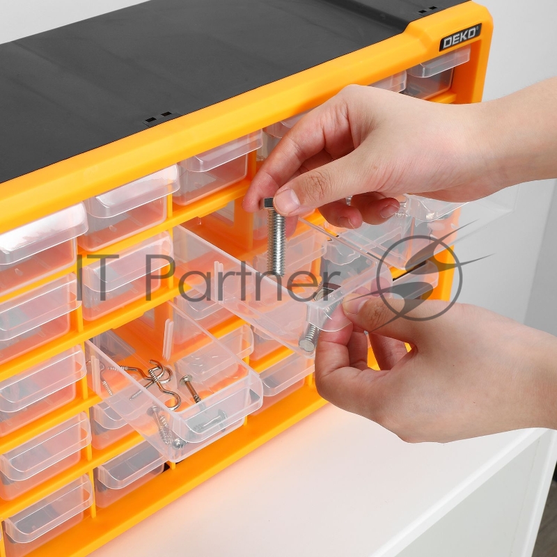 Органайзер Deko DKTB13 30отд. оранжевый/черный (065-0818)