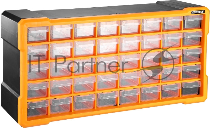 Органайзер Deko DKTB14 40отд. оранжевый/черный (065-0819)