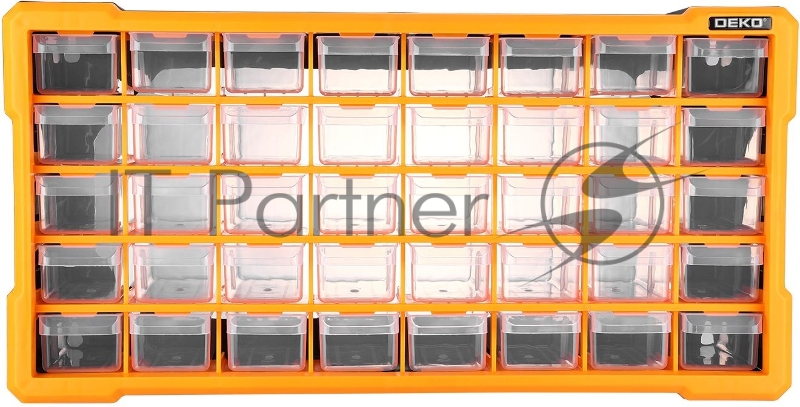 Органайзер Deko DKTB14 40отд. оранжевый/черный (065-0819)