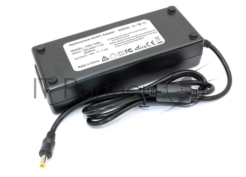 Блок питания (сетевой адаптер) для ноутбуков Acer 19V 7.3A 5.5x2.5 OEM