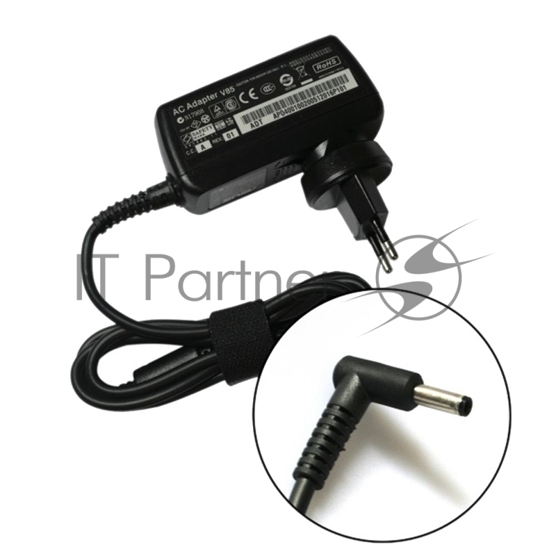 Блок питания (сетевой адаптер) для ноутбуков Dell XPS 13 19.5V 2.31A 4.5х3.0(0.6) Travel Charger OEM
