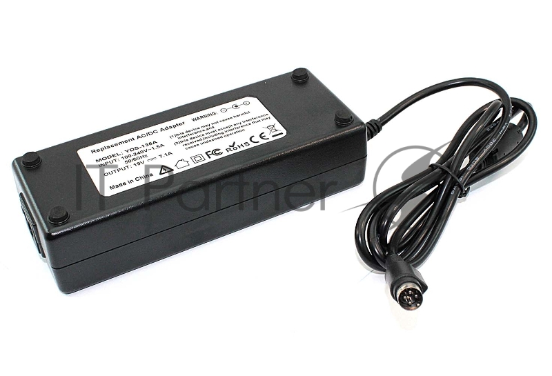 Блок питания (сетевой адаптер) для ноутбуков Hipro 19V 7.1A 4pin OEM