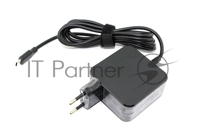 Блок питания (сетевой адаптер) для ноутбуков HP 12V 2A 15V 3A 45W Type-C (квадратный корпус) OEM