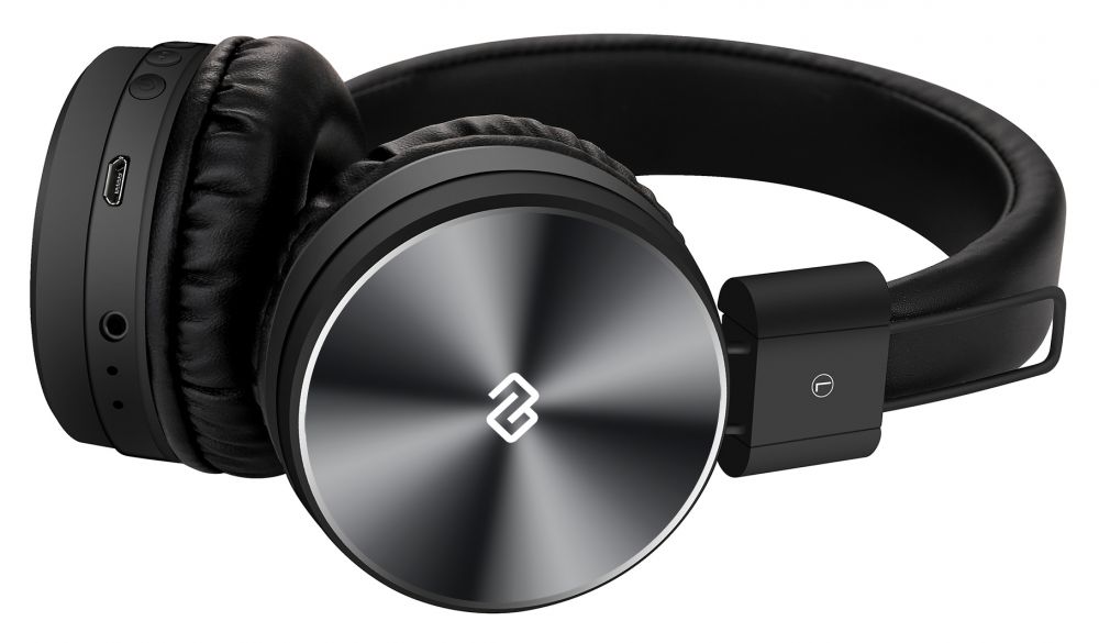 Наушники Digma Digma BT-12 красный/черный беспроводные bluetooth (оголовье)