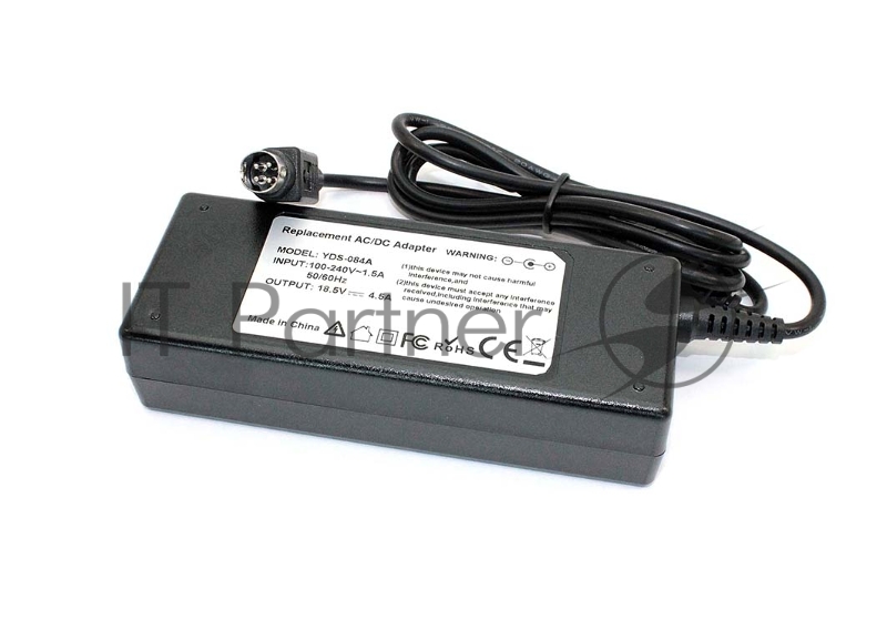 Блок питания (сетевой адаптер) для ноутбуков HP 18.5V 4.5A 4pin 83W OEM