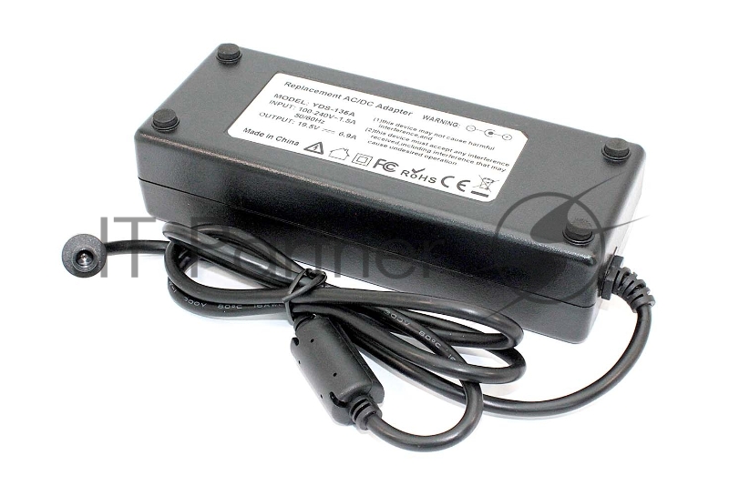 Блок питания (сетевой адаптер) для ноутбуков HP 19.5V 6.9A 7.4x5.0 OEM