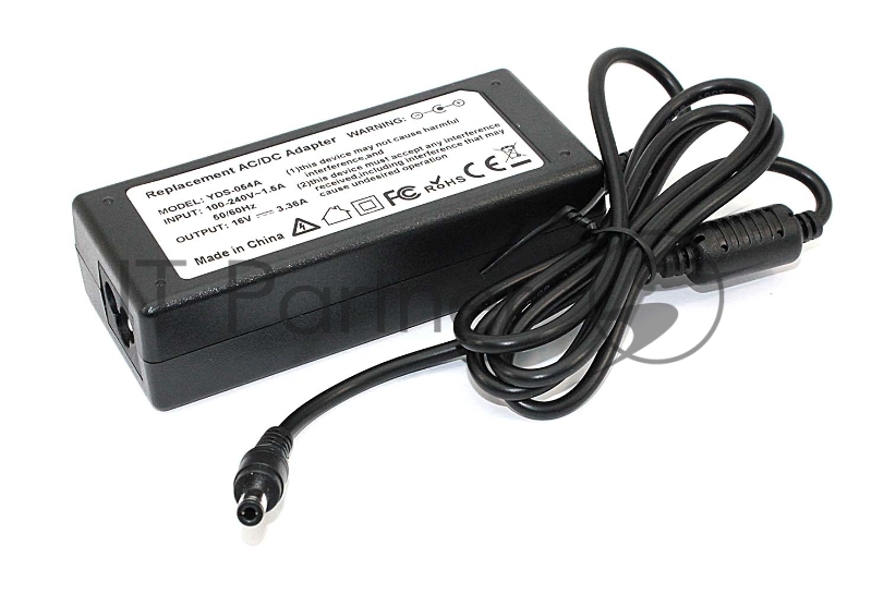 Блок питания (сетевой адаптер) для ноутбуков Lenovo 16V 3.36A 5.5x2.5 OEM