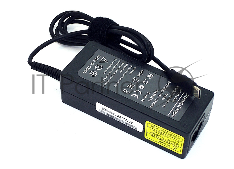 Блок питания (сетевой адаптер) для ноутбуков Lenovo 20V 3.25A Type-C OEM