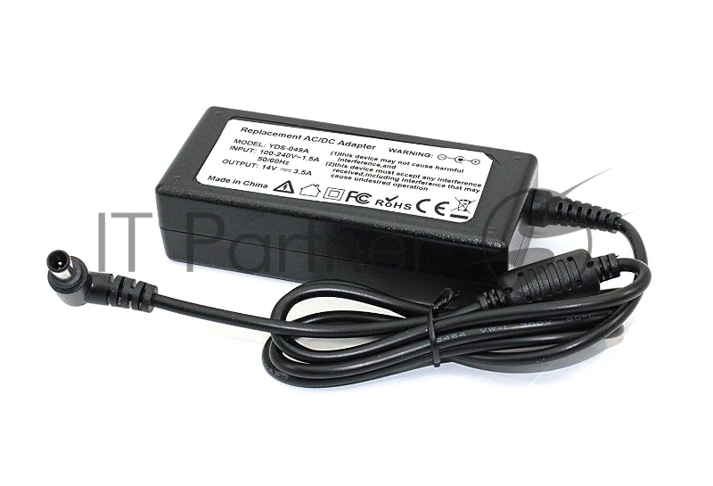 Блок питания (сетевой адаптер) для ноутбуков Samsung 14V 3.5A 6.5x4.4 OEM