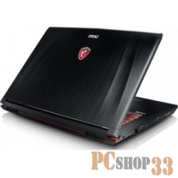 Ноутбук MSI GE72 6QF-012RU (Core i7 6700HQ-2.60ГГц, 8ГБ, 1000ГБ, GFGTX970M, DVDRW, LAN, WiFi, BT, WebCam, 17.3 1920x1080, W10 H), черный