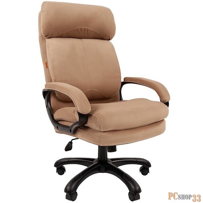 Кресло Chairman Home 505 Россия ткань Т-10 бежевый (черный пластик)