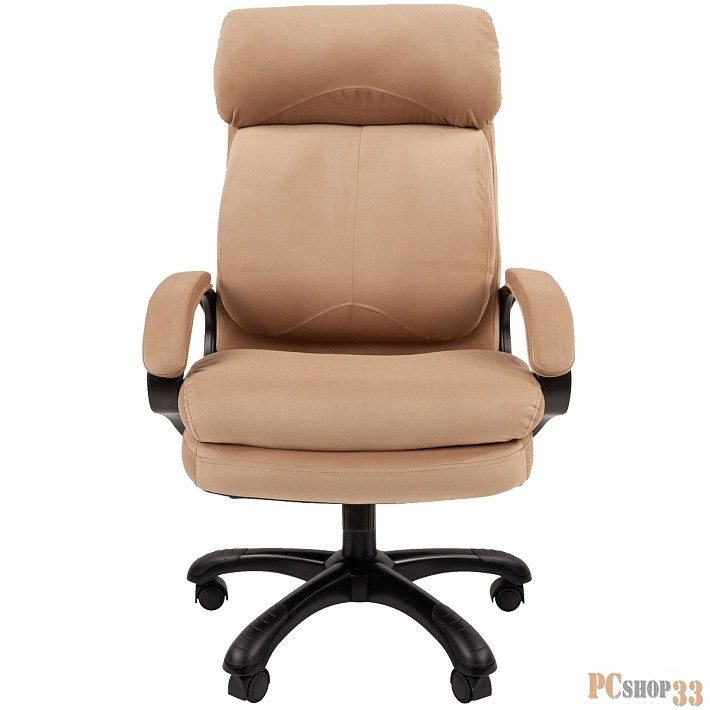 Кресло Chairman Home 505 Россия ткань Т-10 бежевый (черный пластик)