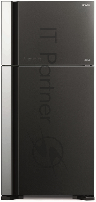Холодильник Hitachi R-VG660PUC7-1 GGR серое стекло (двухкамерный)