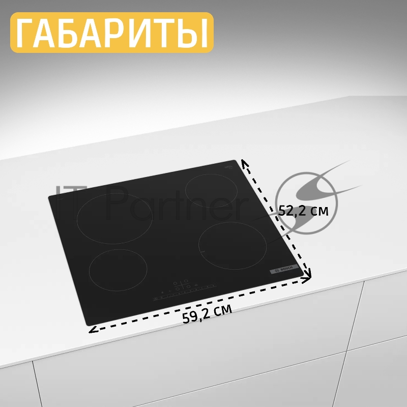 Электрическая варочная поверхность BOSCH PKE611FP2E