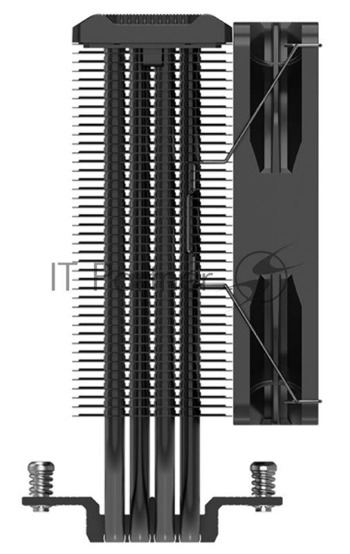 Кулер PCCooler Paladin EX400 ARGB S115X/1200/1700/AM4 (24 шт/кор, TDP 180W, 120mm PWM ARGB FAN, 4 тепловые трубки 6мм, 800-1800RPM, 28,6dBa)