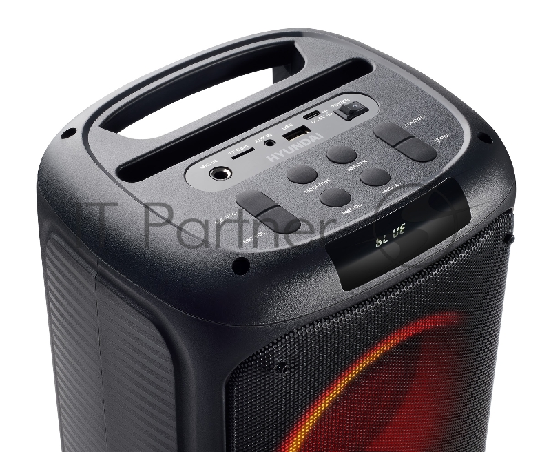 Минисистема Hyundai H-MC1231 черный 40Вт FM USB BT micro SD