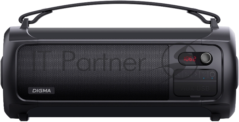 Колонка порт. Digma D-PS1523 черный 25W 2.0 BT 10м 1800mAh (SP1523B)