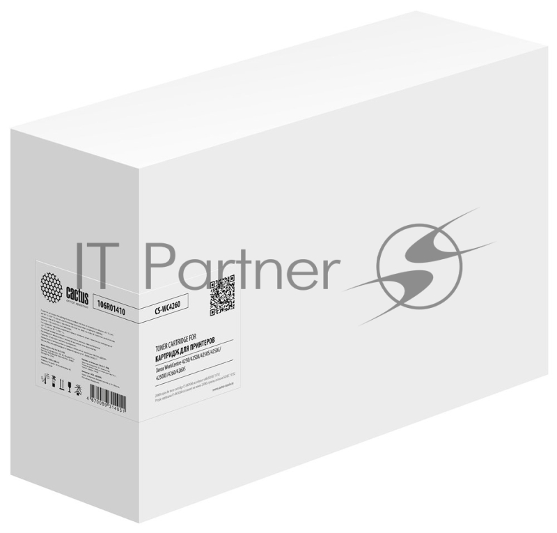 Картридж лазерный Cactus CS-WC4260 106R01410 черный (25000стр.) для Xerox WorkCentre 4250/4250X/4250S/4250C